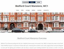 Tablet Screenshot of bedfordcourtmansions.co.uk